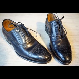 Fluevog brogue leather shoes